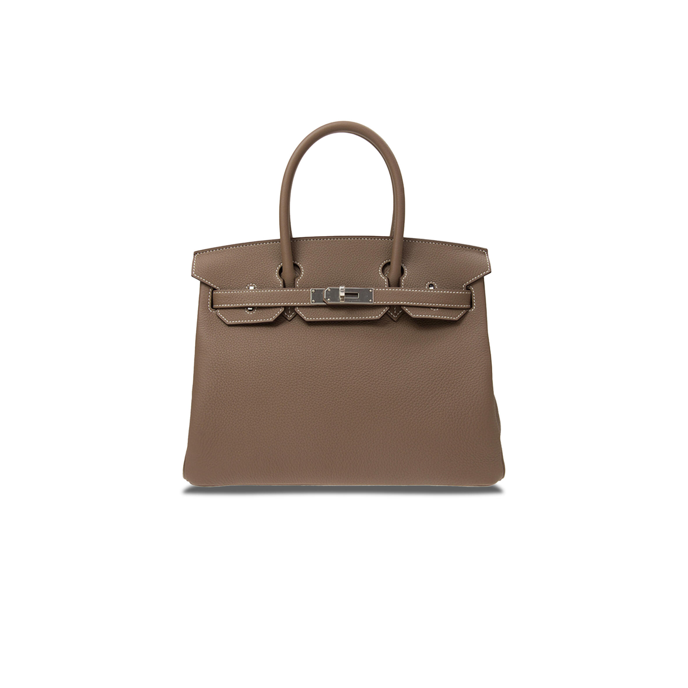 H**me5 BIRKIN 30 ELEPHANT GREY HANDBAG BK3018TGSS (30*23*15cm) Master Quality